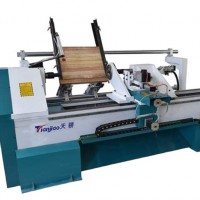 Factory Direct Sales Auto-feeding CNC wood lathe  One Spindle and Two Blades Automatic Wood Workpiece Making Machines